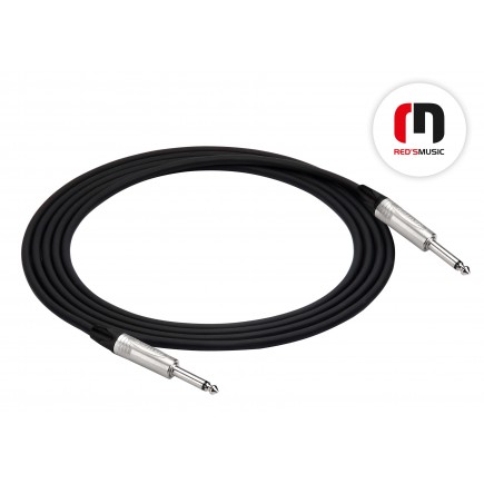 Reds Music  GCN1105 Kabel Instrumentalny - STANDARD Neutrik - Jack mono / Jack mono długość 0.5 m